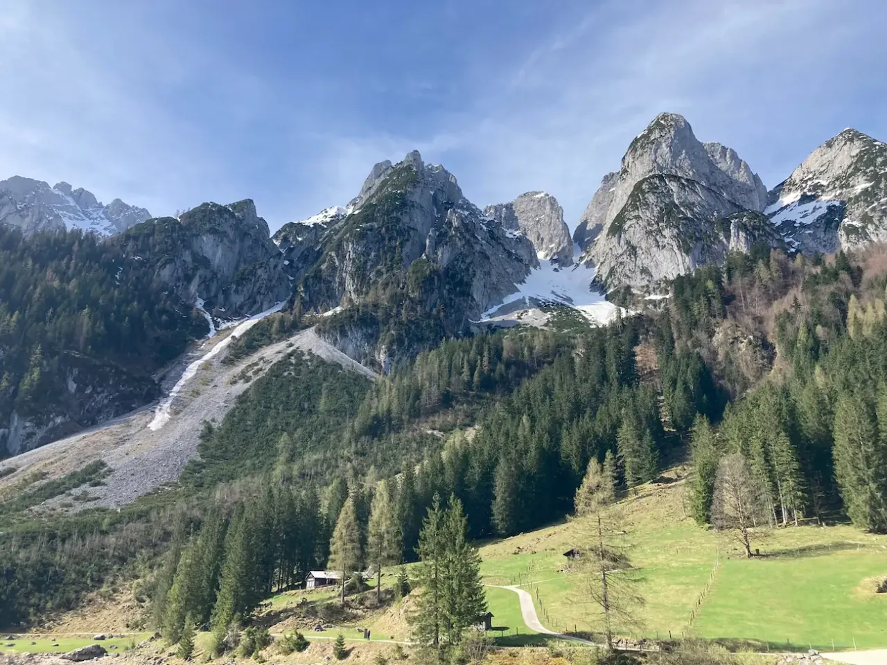 Blick auf den Gosaukamm