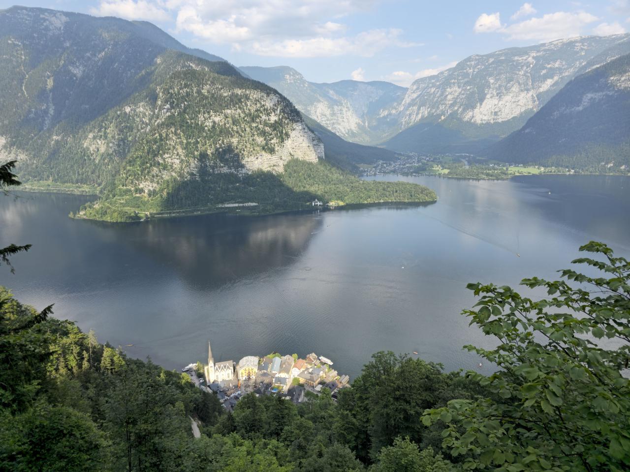 Hallstatt Ort Welterbeblick 