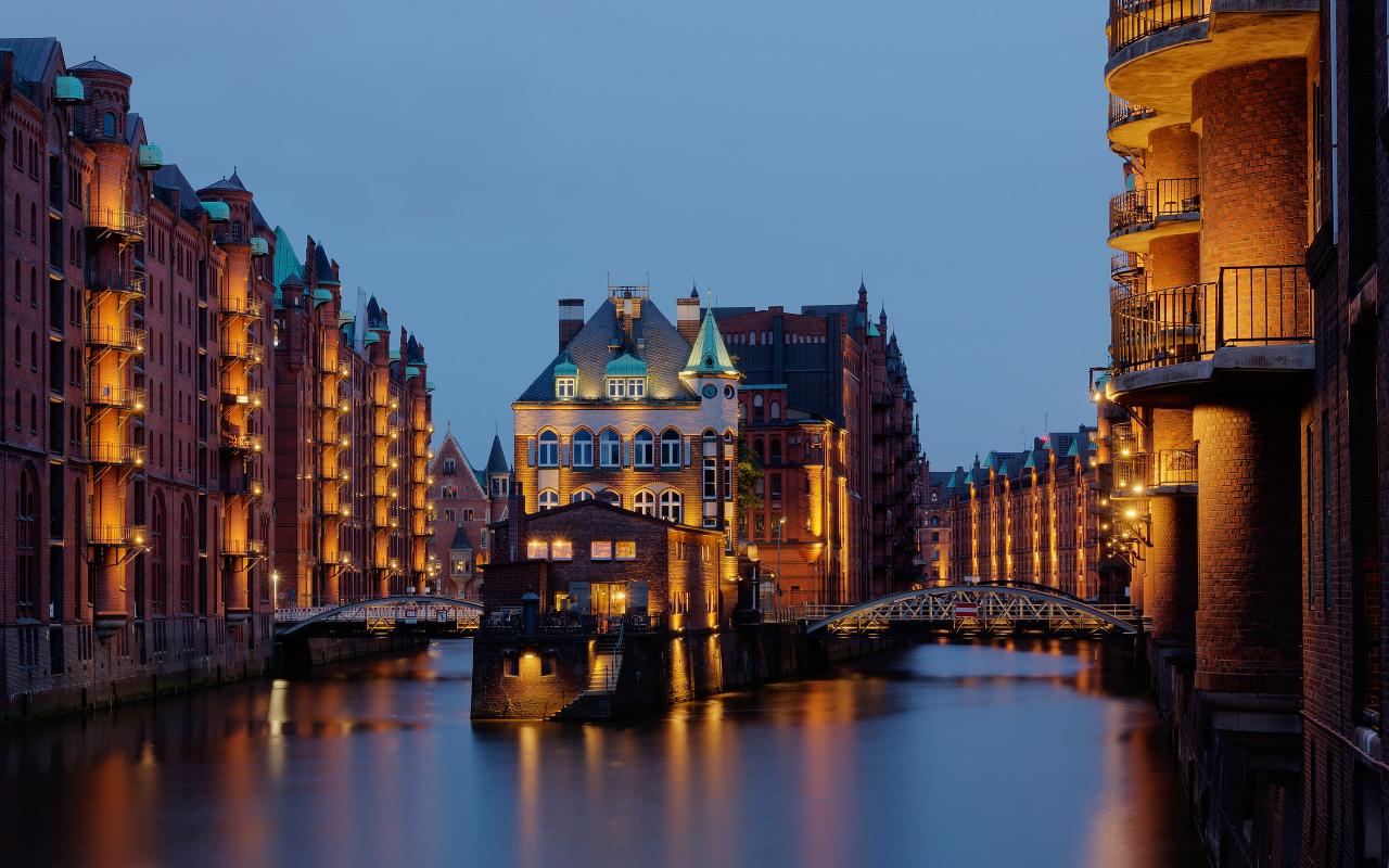 Hamburg Speicherstadt Wasserschloss