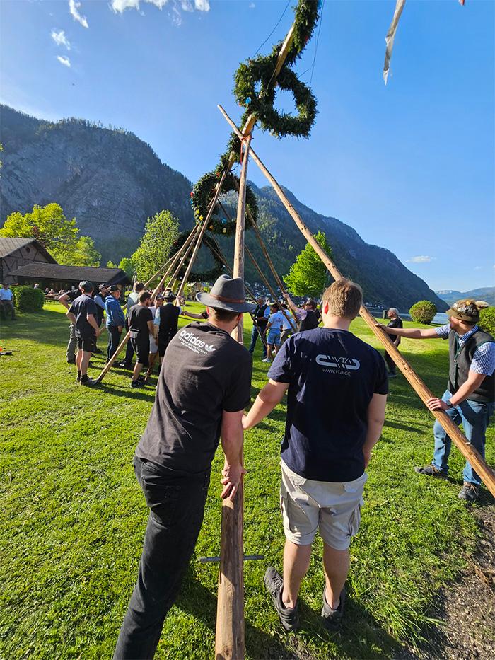 Maibaum. Hallstatt 2025
