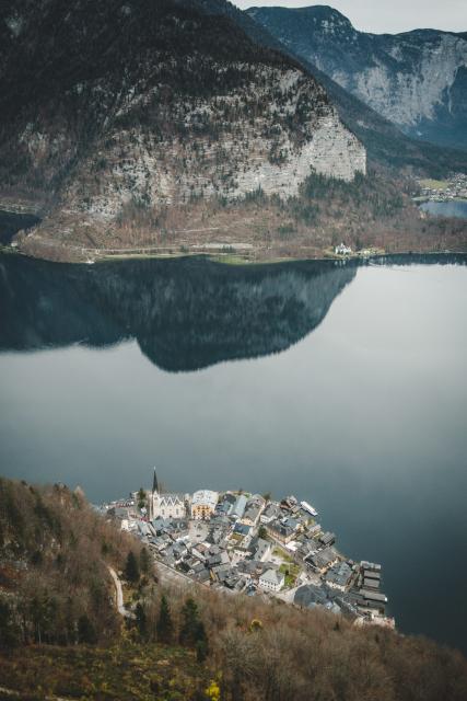 Hallstatt Welterbe World Heritage from above